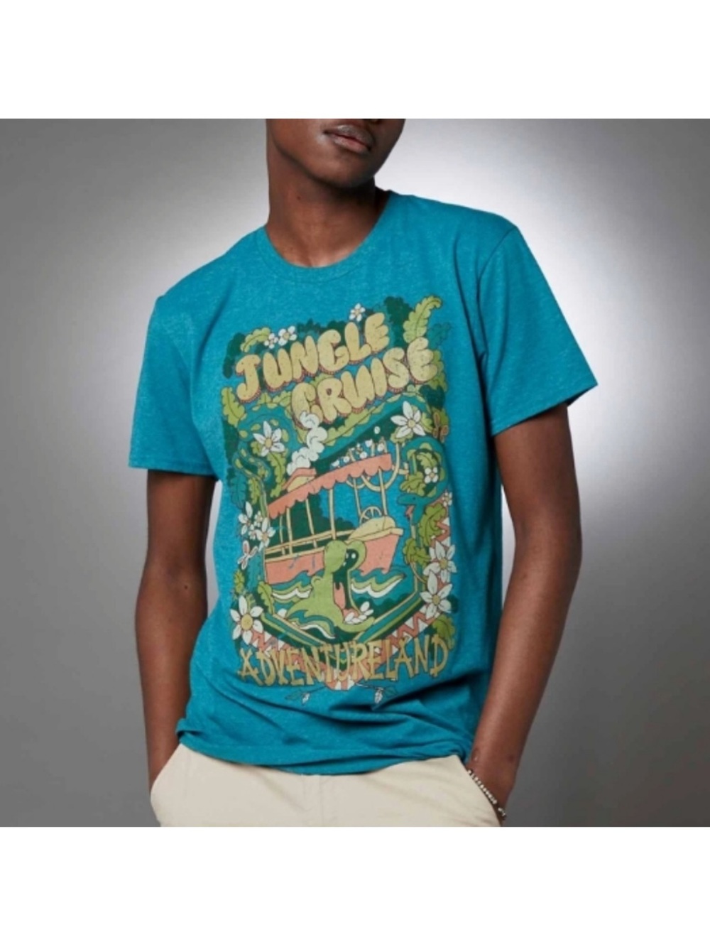 Disney Parks Jungle Cruise Adventureland Graphic Tee Size Medium